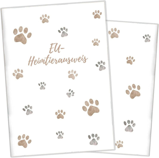 Pfote Beige Wilhelm Fell EU-Heimtierausweis für Tiere