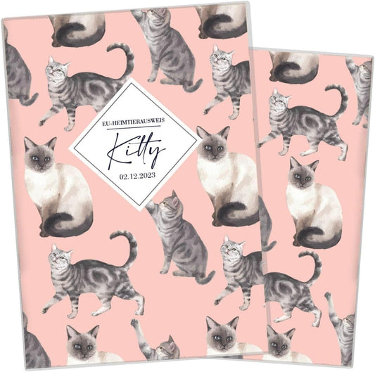Kitty Wilhelm Fell EU-Heimtierausweis für Tiere Mit Namen