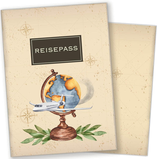 Globus Klassik Reisepasshülle für Erwachsene und Kinder