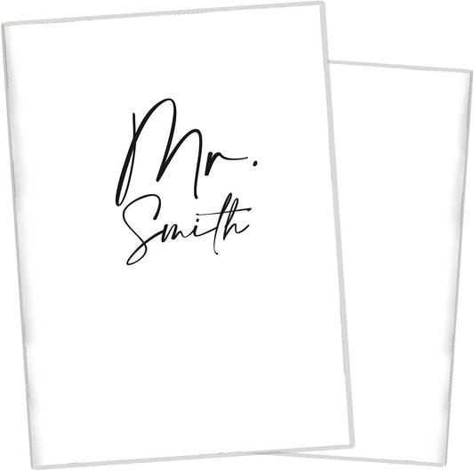 Mr. Reisepasshülle für Erwachsene und Kinder Mit Namen