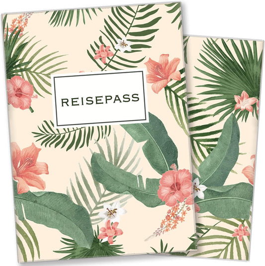 Palmen Reisepasshülle für Erwachsene und Kinder