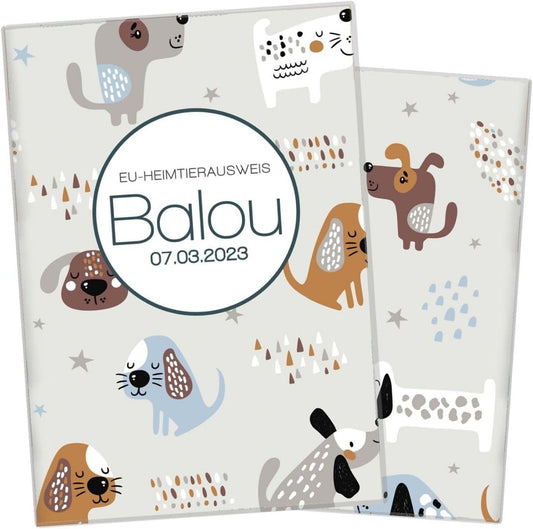 Balou Wilhelm Fell EU-Heimtierausweis für Tiere Mit Namen