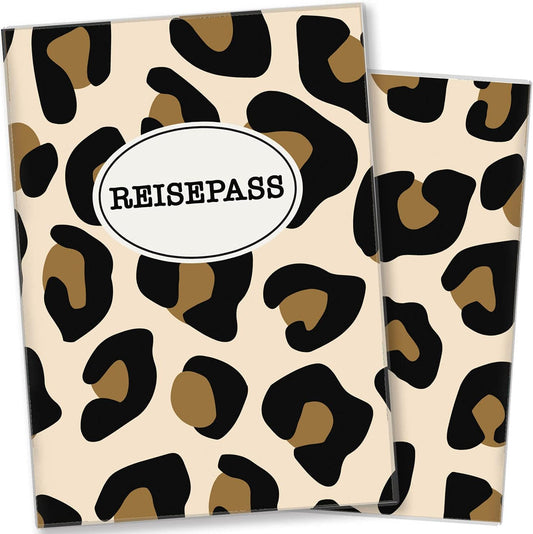 Animal Print Reisepasshülle für Erwachsene und Kinder