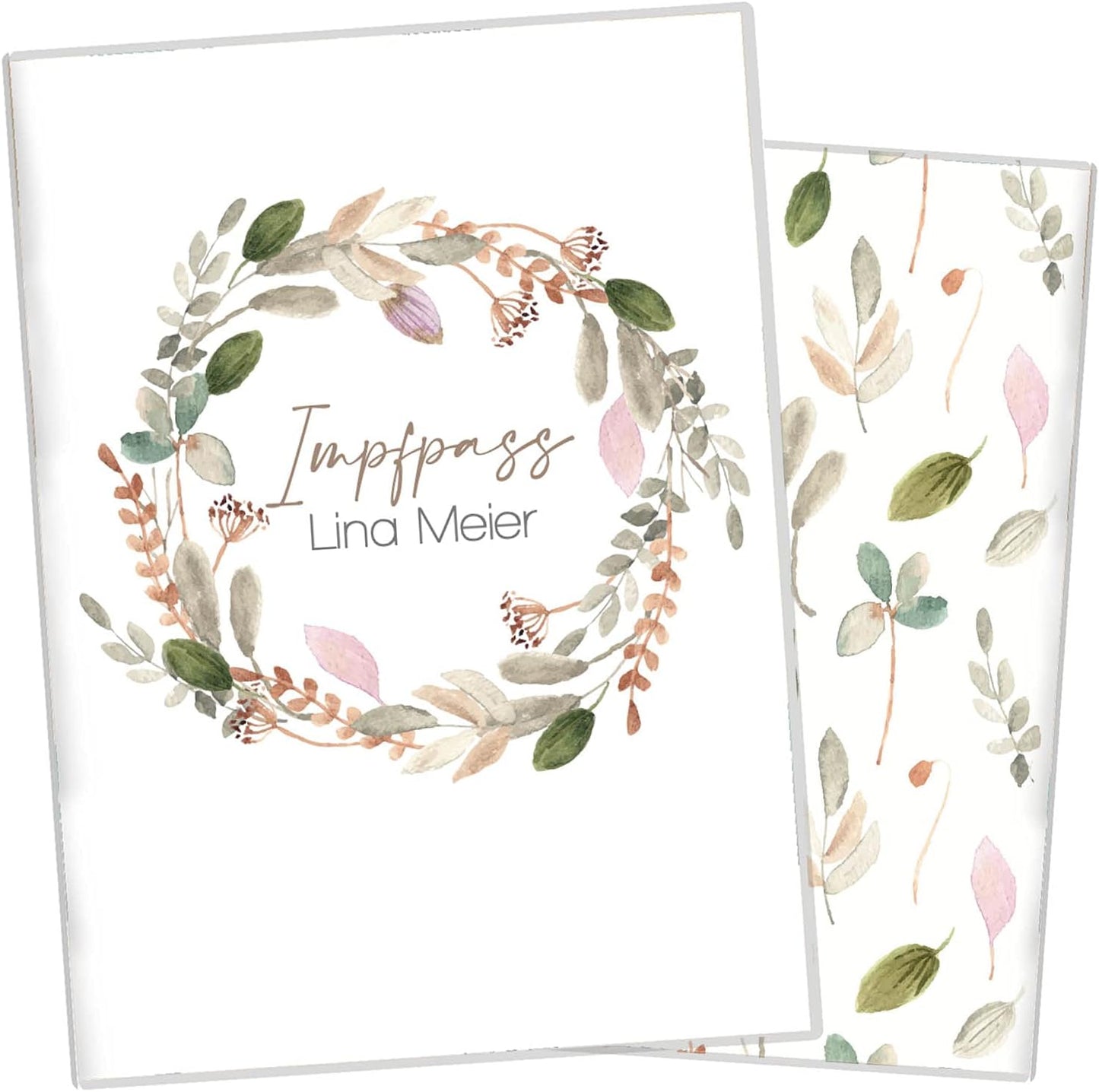Country Breeze Personalisierbare Impfpasshülle für Erwachsene und Kinder