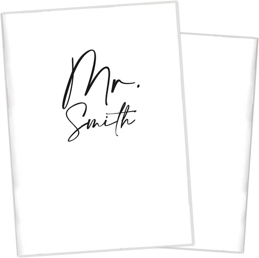 Mr. Personalisierbare Impfpasshülle für Erwachsene und Kinder