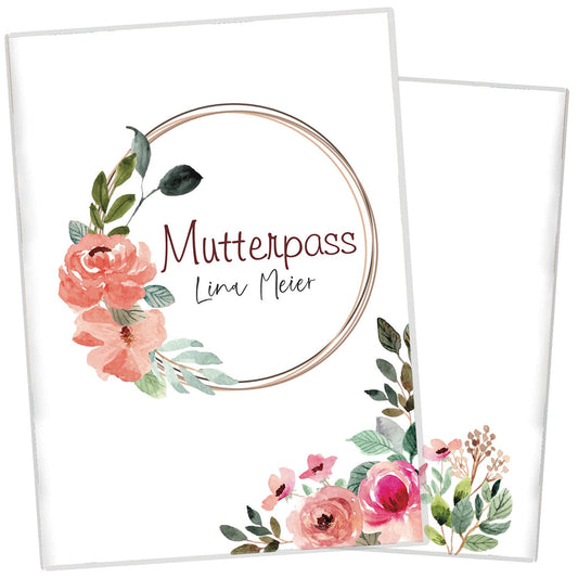 Blossom Love Mutterpasshülle Mit Personalisierung
