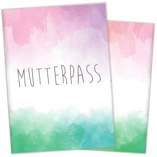 Watercolor 3 Mutterpasshülle Ohne Personalisierung