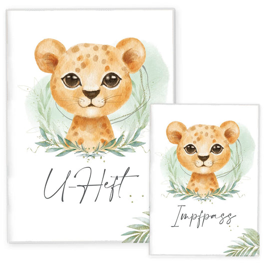 Löwen Junge U-Heft und Impfpasshülle Ohne Personalisierung