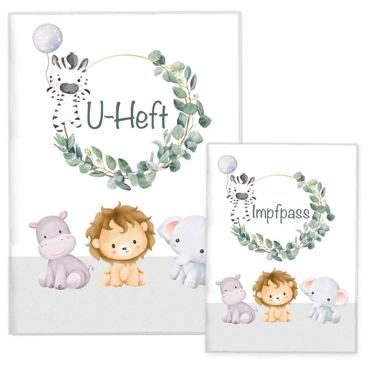 Süße Tiere U-Heft und Impfpasshülle Ohne Personalisierung