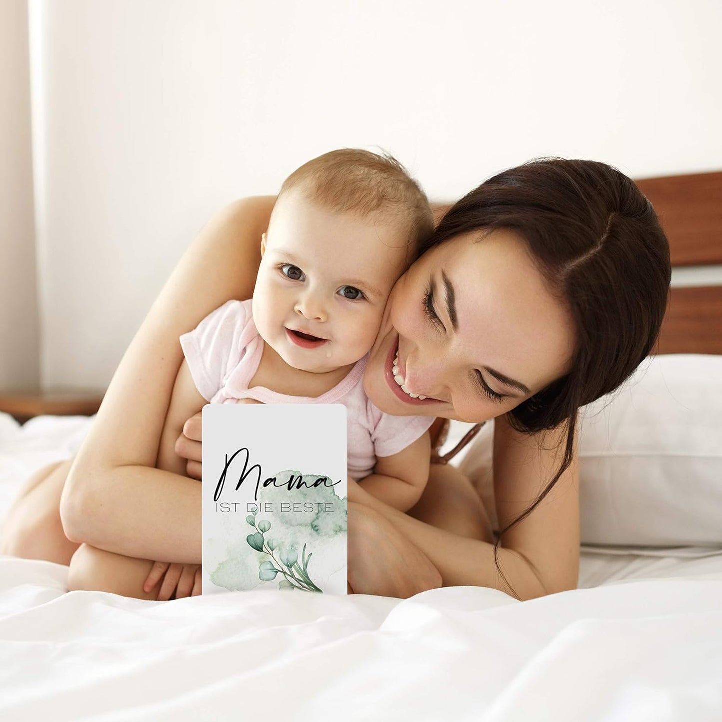45 Baby Meilenstein-Karten im Eukalyptus Design für Jungen & Mädchen mit hochwertiger Verpackung