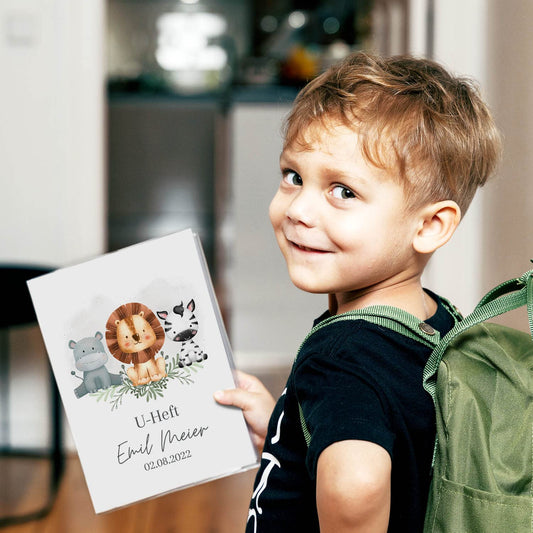 Wilde Freunde U-Heft und Impfpasshülle Mit Personalisierung