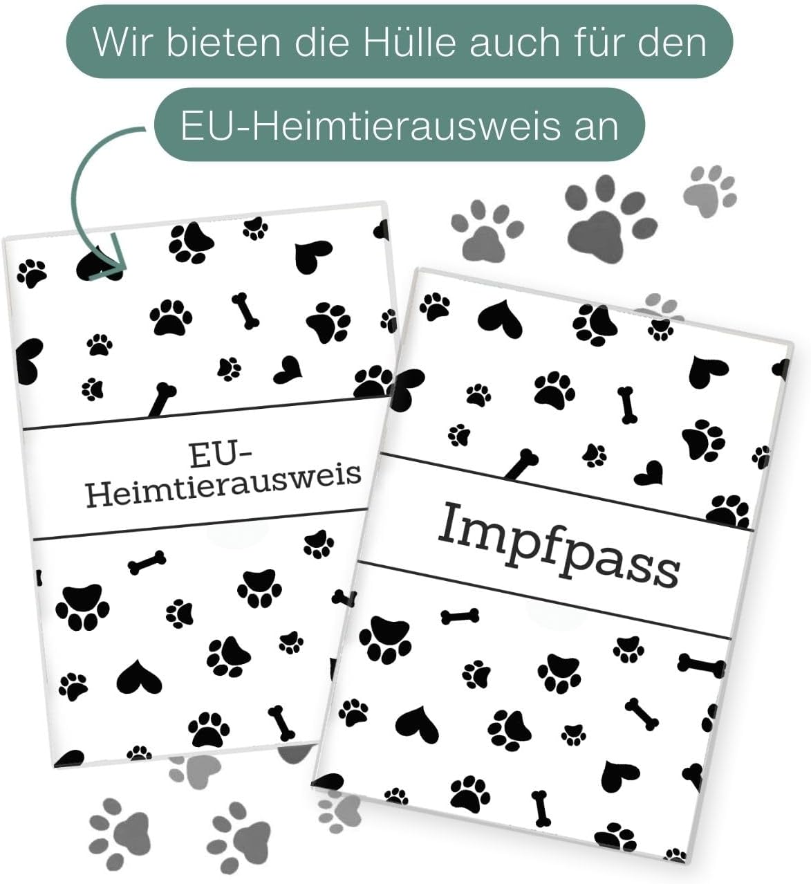 Charly Wilhelm Fell Impfpasshülle für Tiere