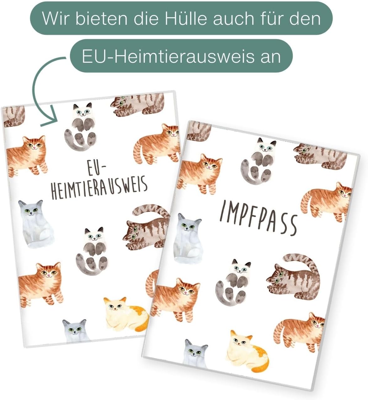 Mauzi Wilhelm Fell Impfpasshülle für Tiere
