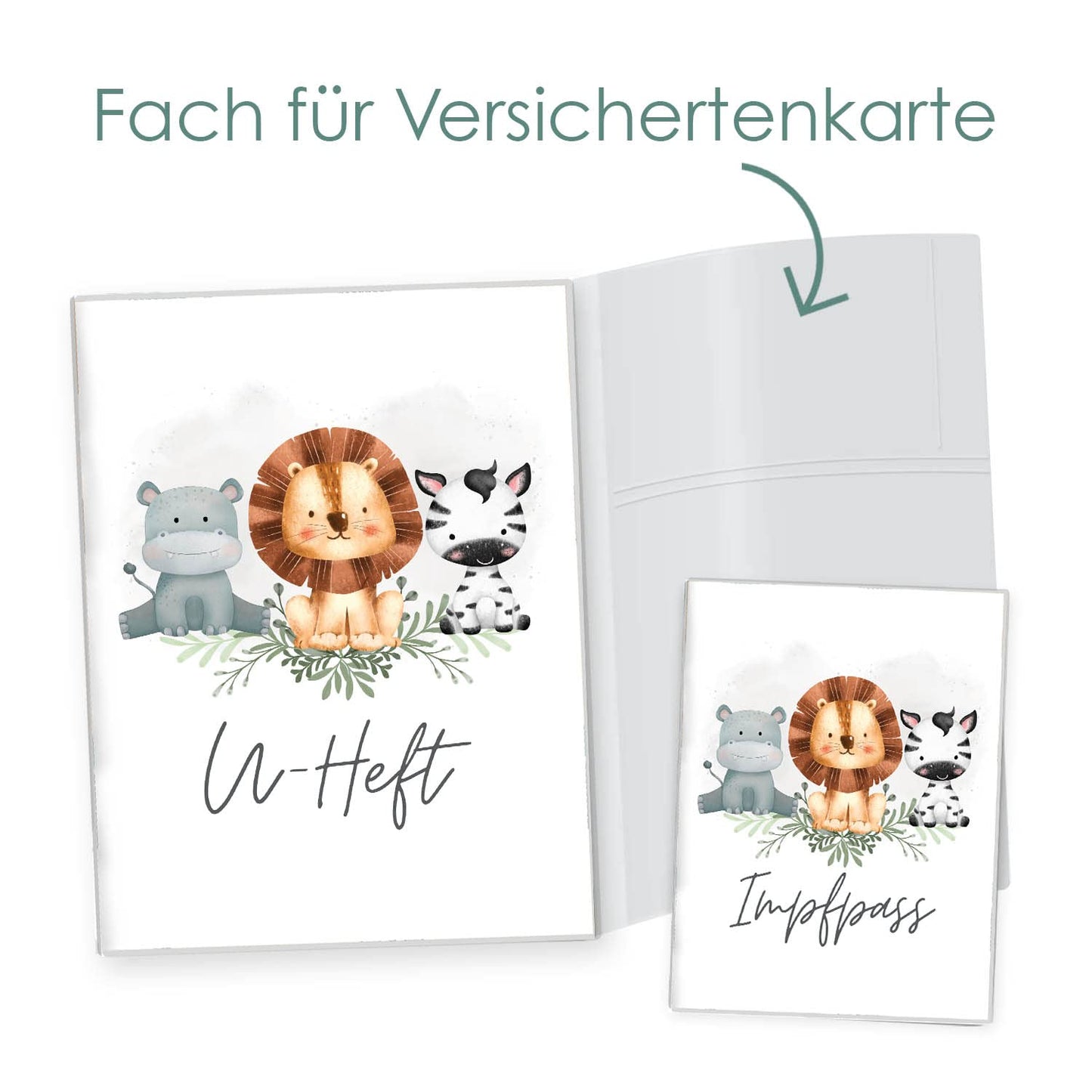 Wilde Freunde U-Heft und Impfpasshülle Ohne Personalisierung