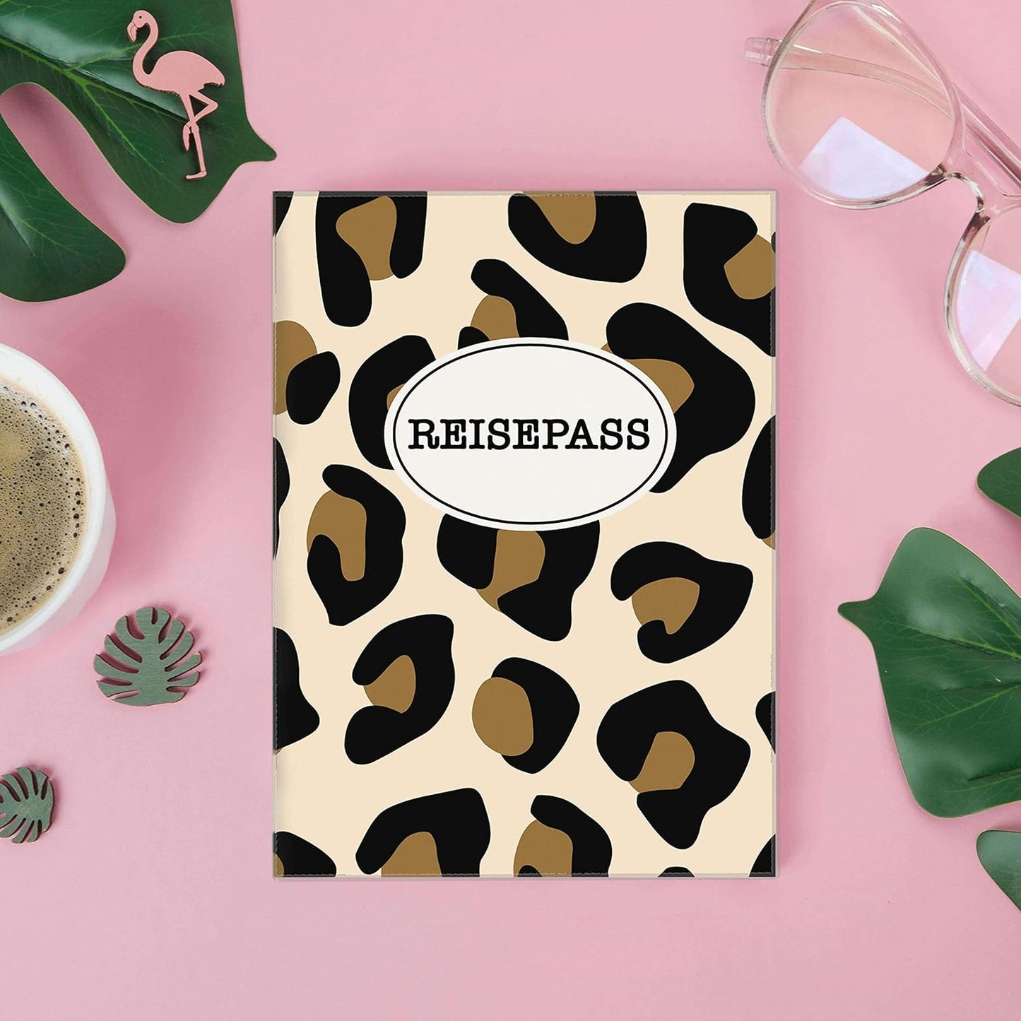 Animal Print Reisepasshülle für Erwachsene und Kinder