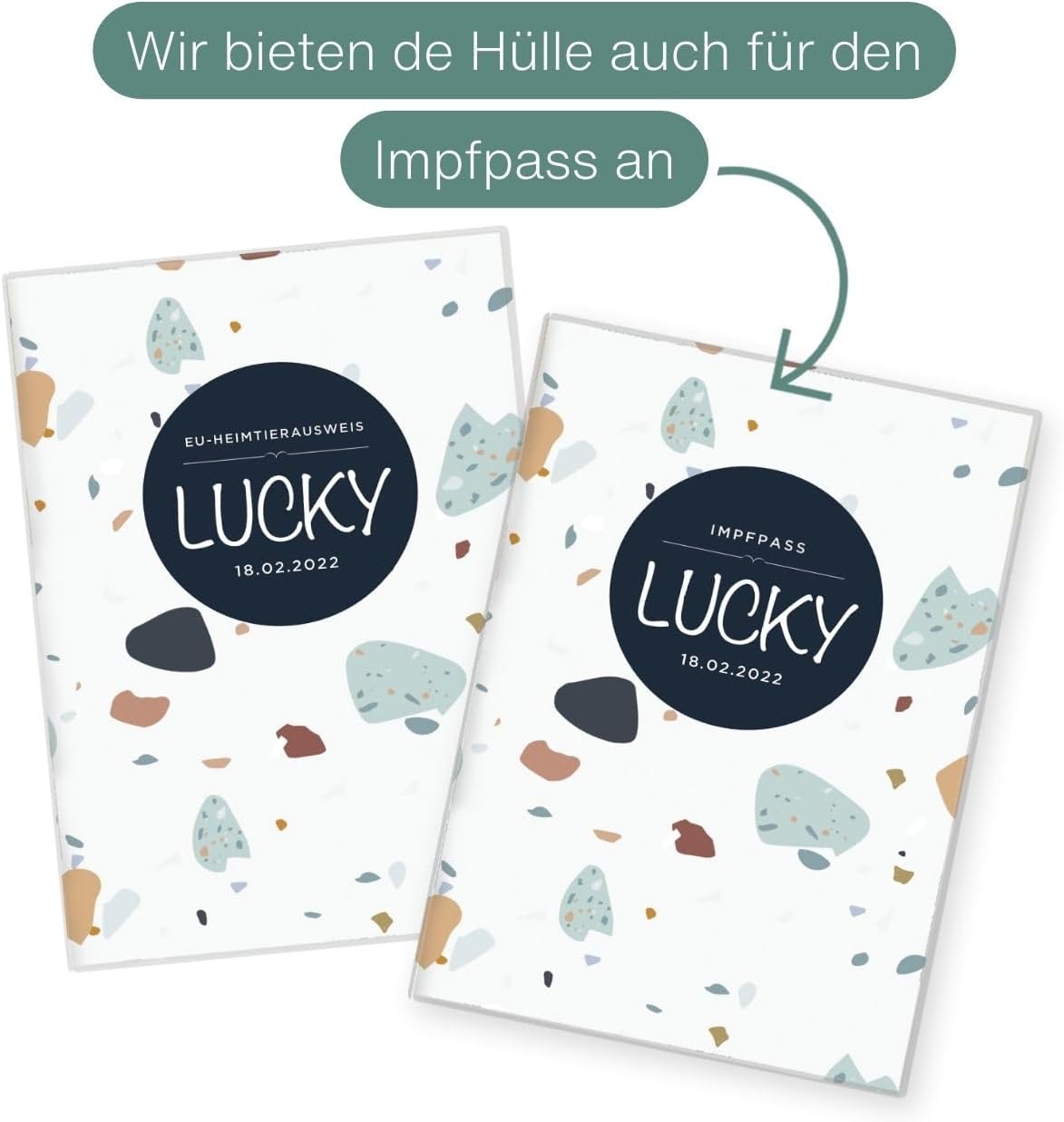 Lucky Wilhelm Fell EU-Heimtierausweis für Tiere Mit Namen