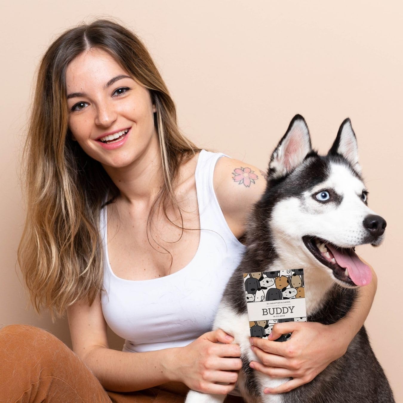Buddy Wilhelm Fell EU-Heimtierausweis für Tiere Mit Namen