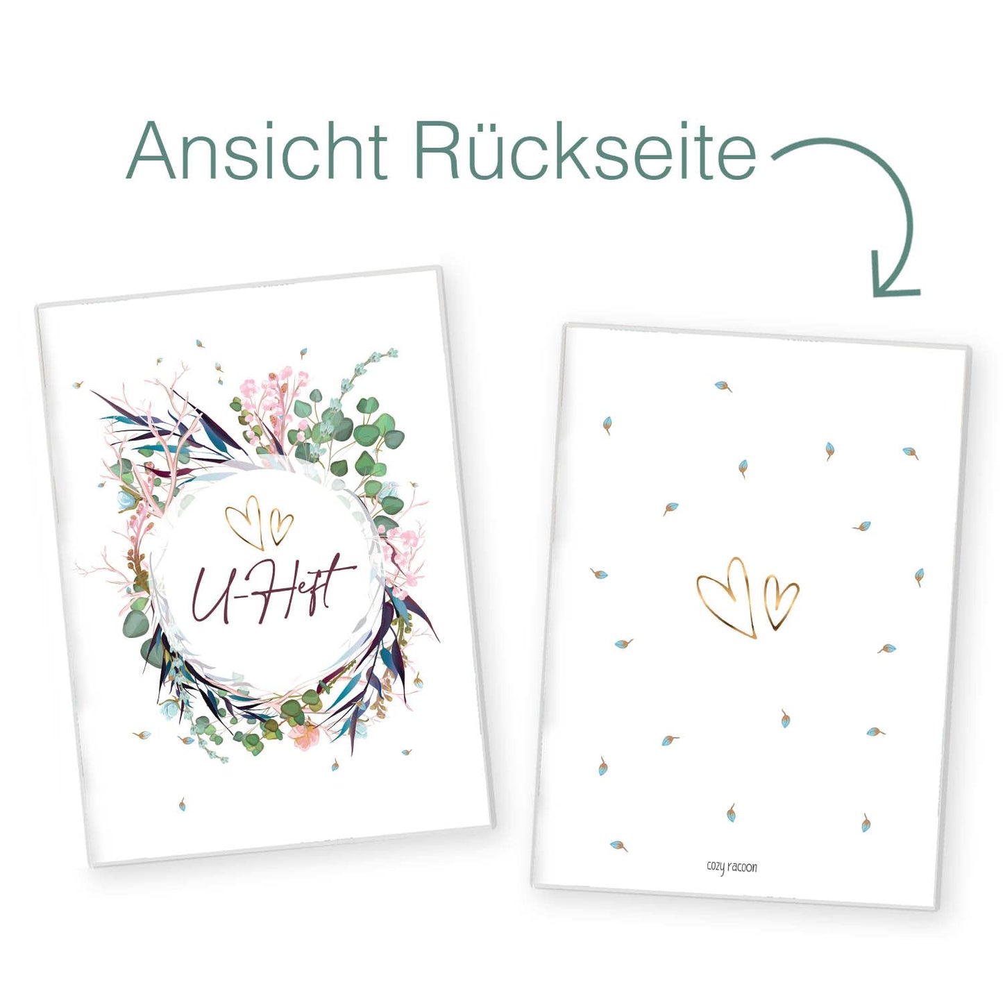 Flower Party U-Heft und Impfpasshülle Ohne Personalisierung