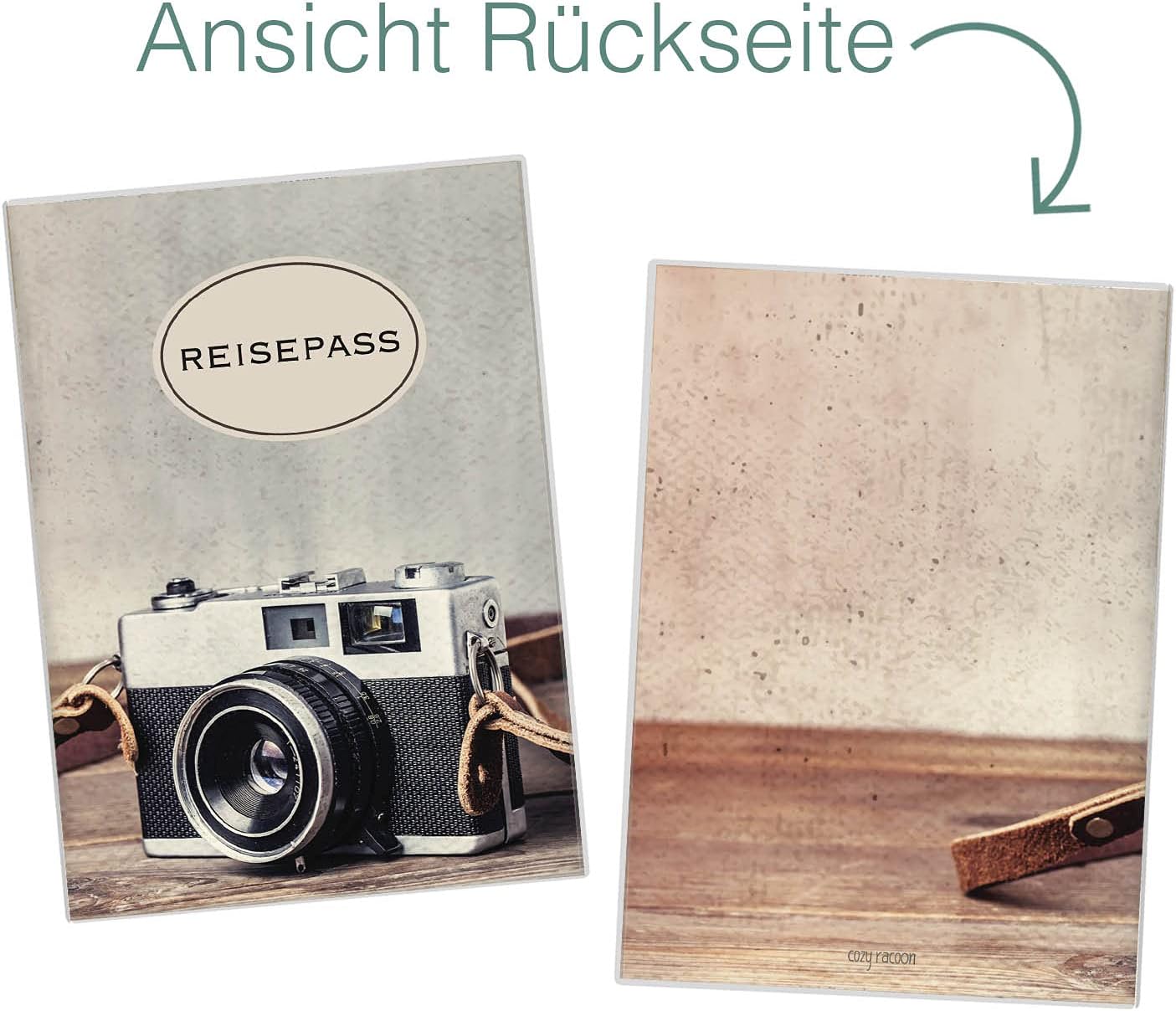 Kamera Reisepasshülle für Erwachsene und Kinder