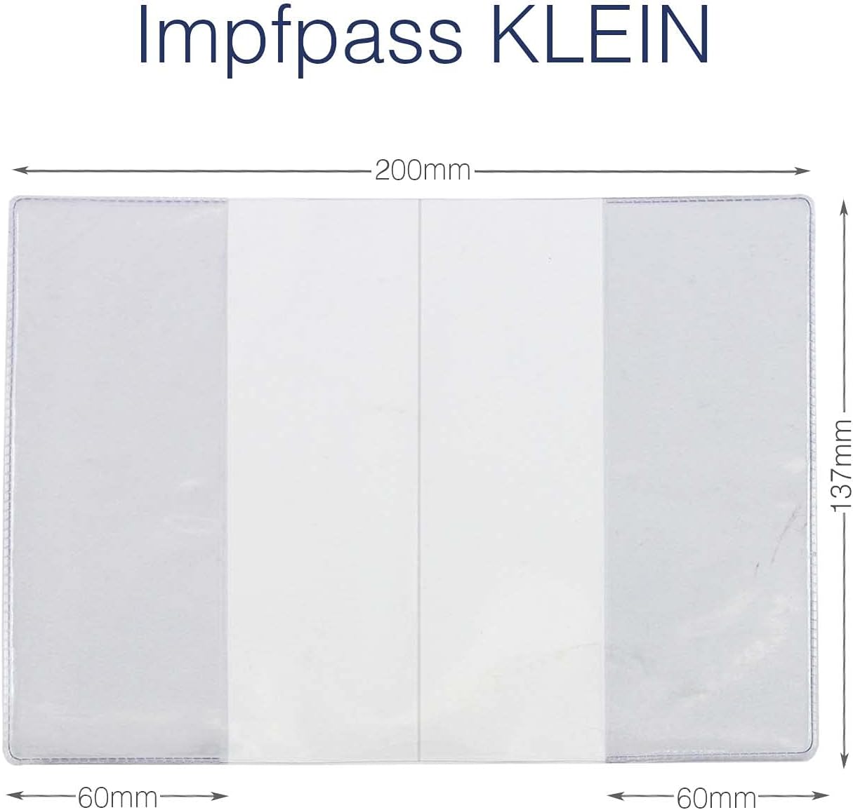Dark Blue Impfpasshülle für Erwachsene und Kinder