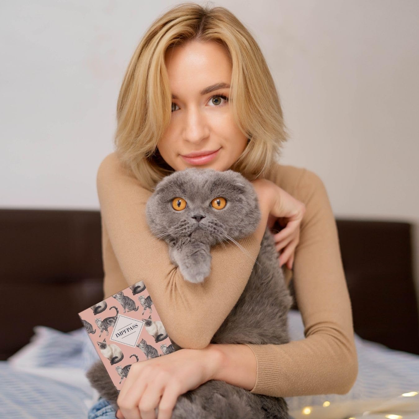 Kitty Wilhelm Fell Impfpasshülle für Tiere