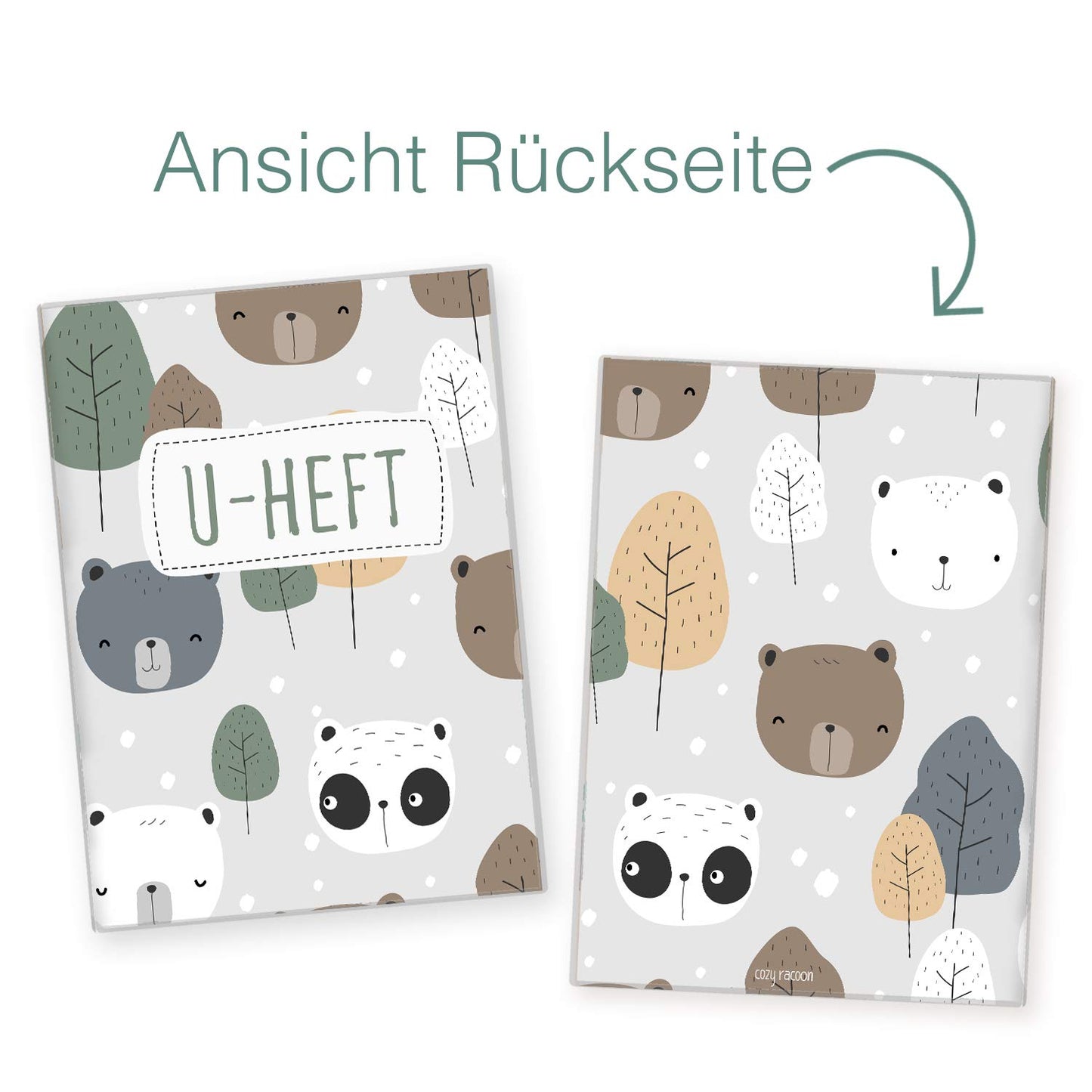 Bären U-Heft und Impfpasshülle Ohne Personalisierung
