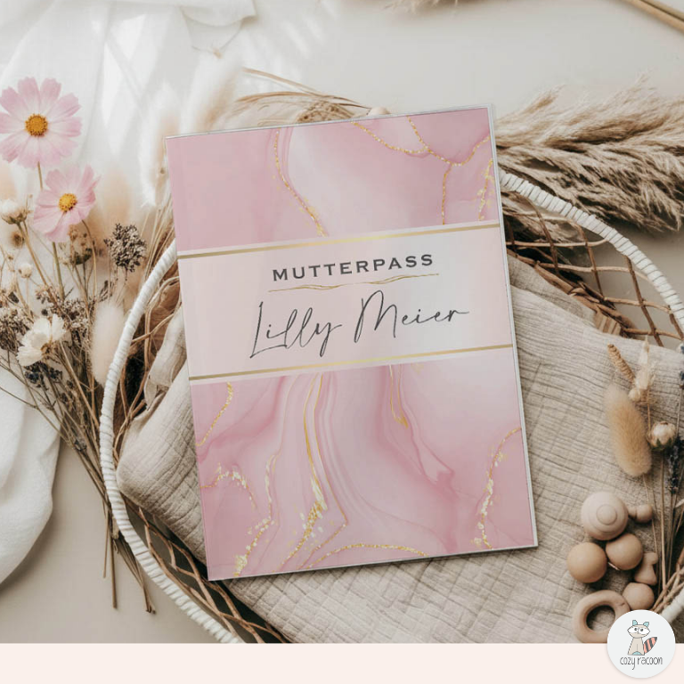 Glamour Splash Mutterpasshülle Mit Personalisierung