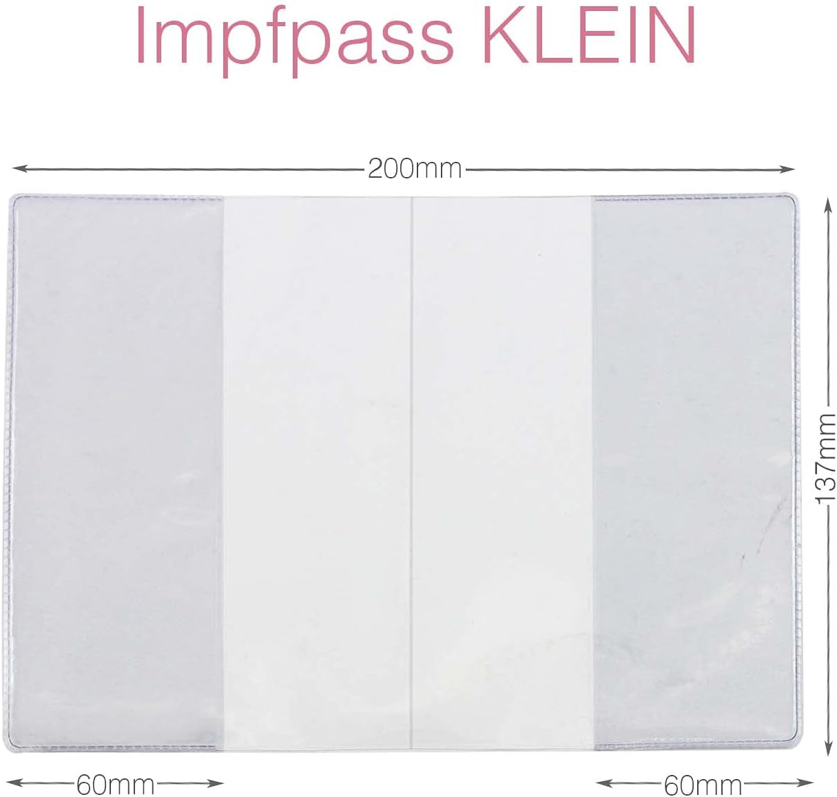 Glamour Splash Personalisierbare Impfpasshülle für Erwachsene und Kinder
