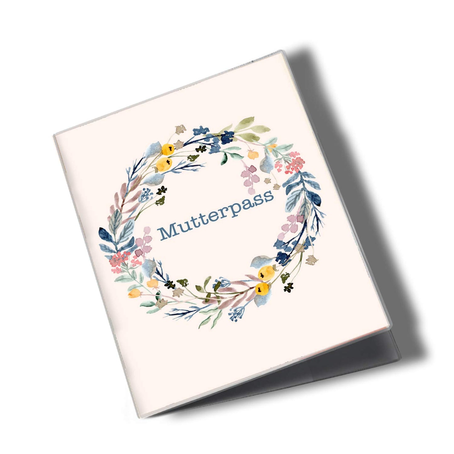 Flower Circle Mutterpasshülle Ohne Personalisierung