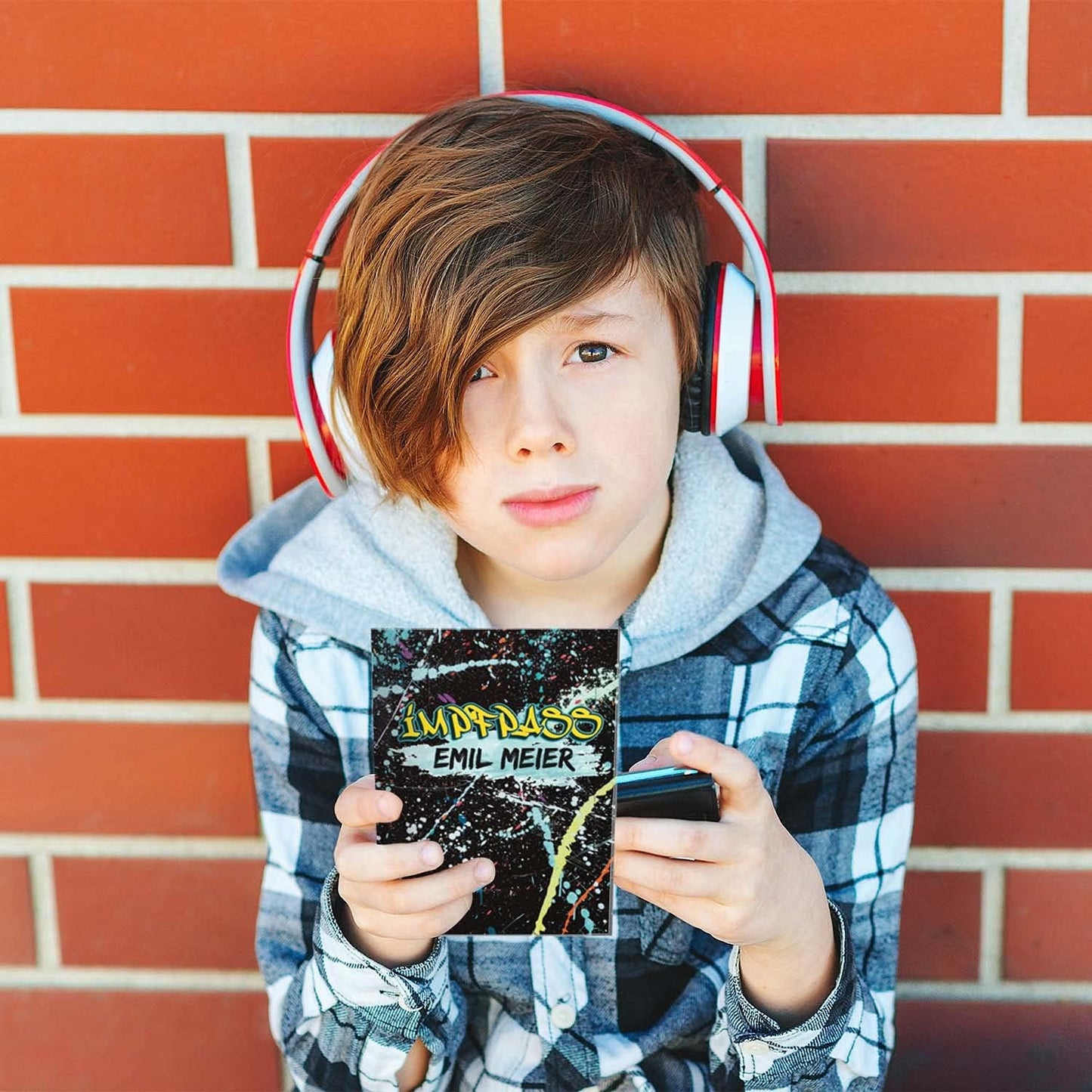 Graffiti Personalisierbare Impfpasshülle für Erwachsene und Kinder