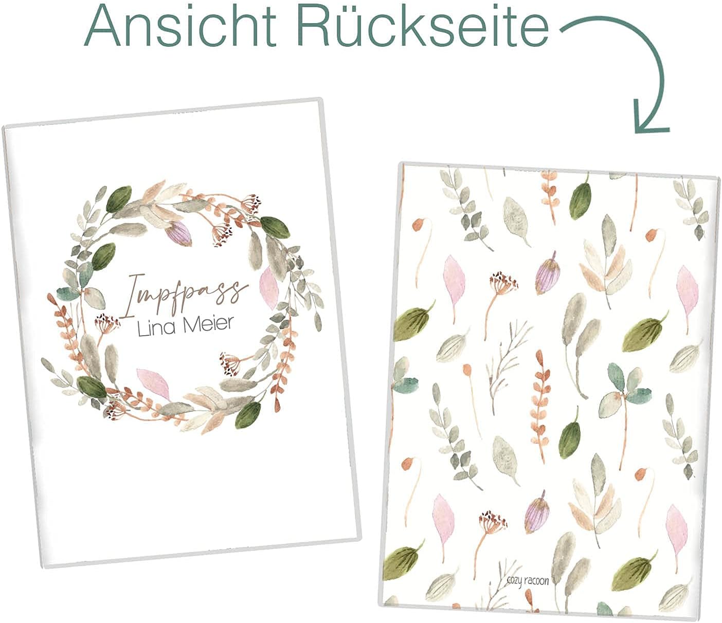 Country Breeze Personalisierbare Impfpasshülle für Erwachsene und Kinder