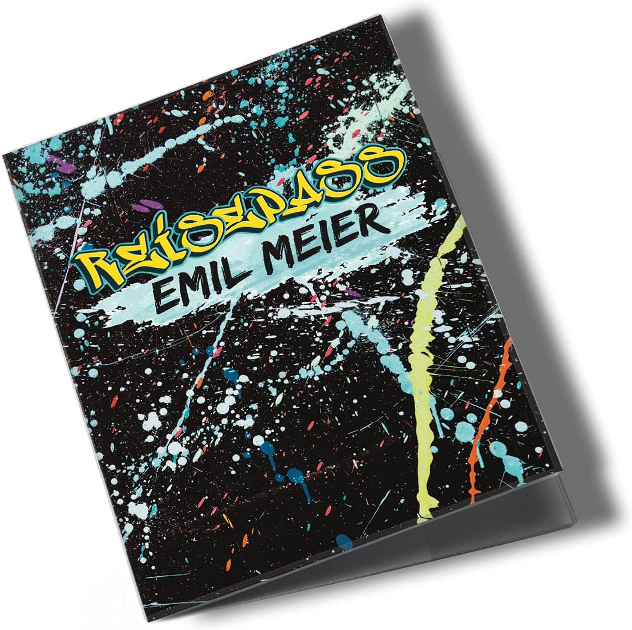 Graffiti Reisepasshülle für Erwachsene und Kinder Mit Namen