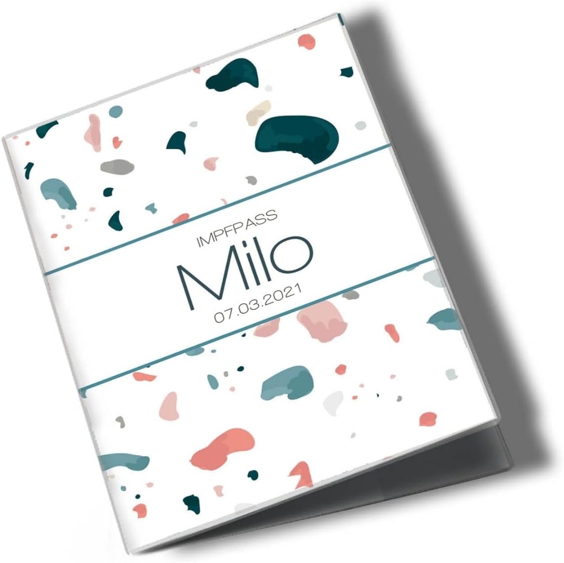 Milo Wilhelm Fell Impfpasshülle für Tiere Mit Namen