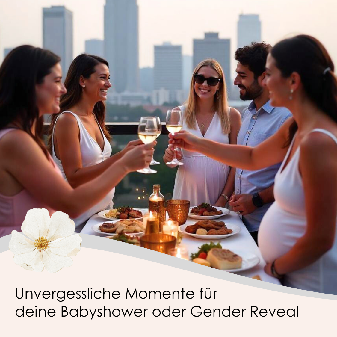 Rosa | 5 Babyparty Spiele für 12 Spieler - Babyparty Geschenk, Karten zum Ausfüllen Partyspiele Babyshower