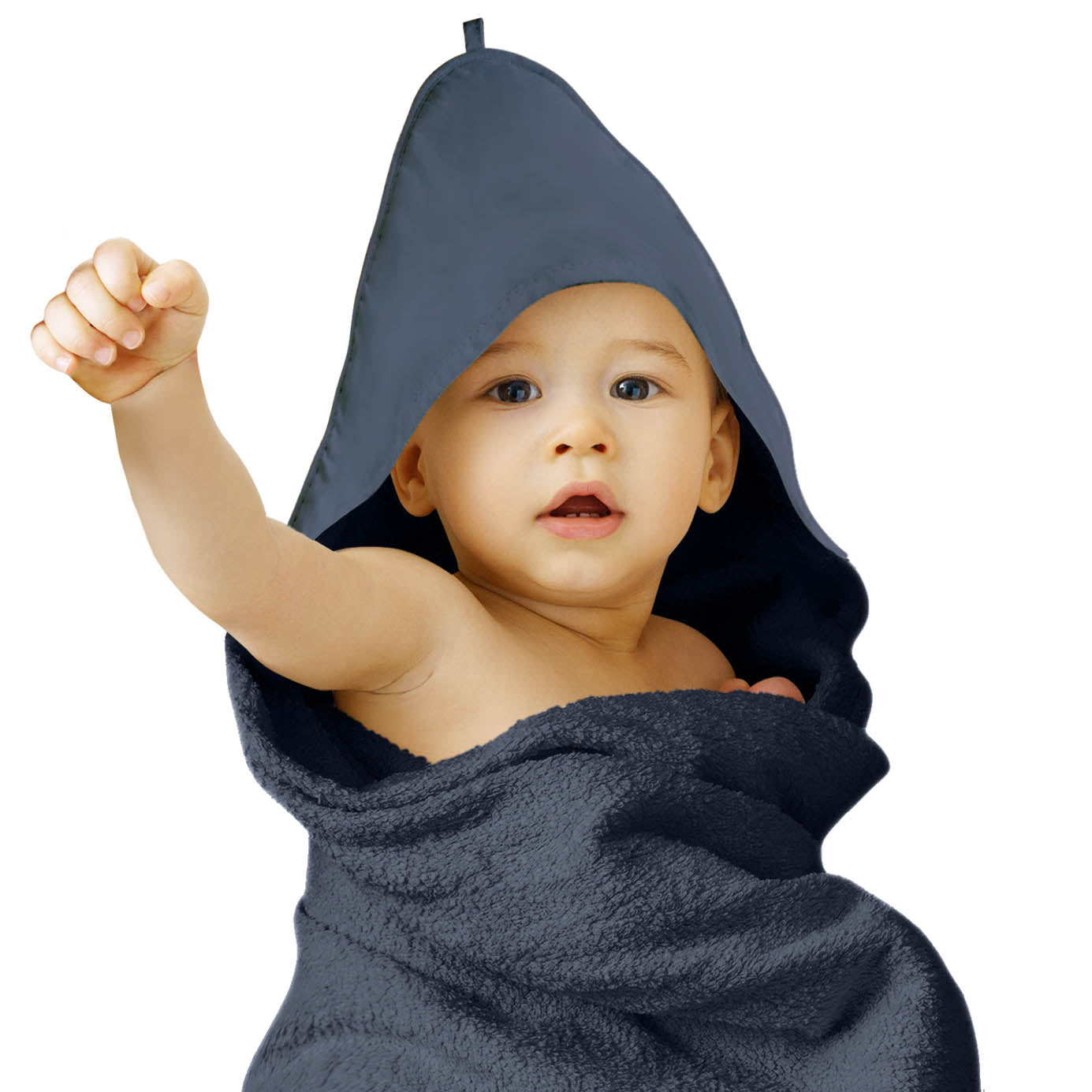 Blaugrau Kinder Kapuzenhandtuch für Kleinkinder und Kinder