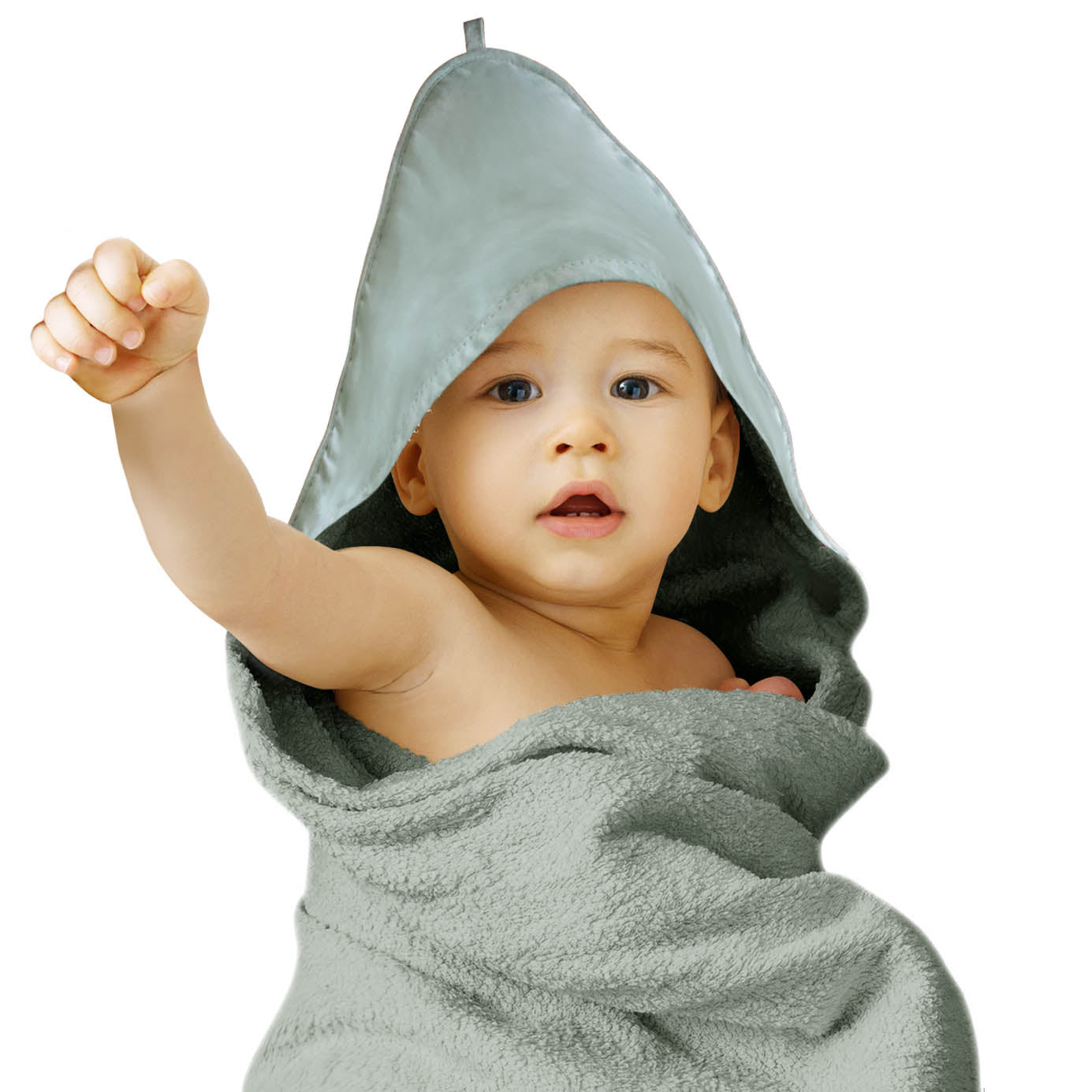 Jadegrün Kinder Kapuzenhandtuch für Kleinkinder und Kinder