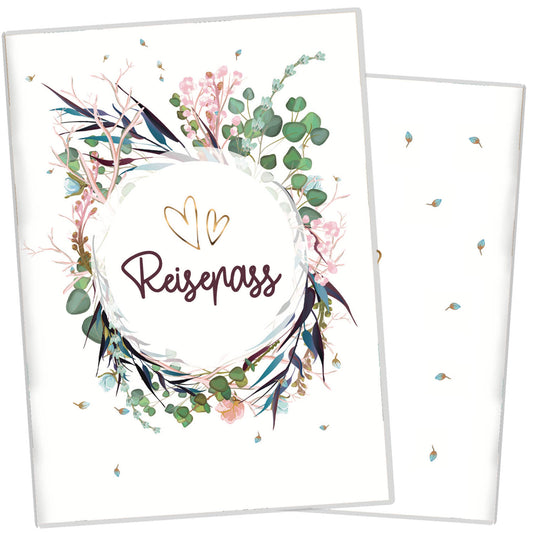 Flower Party Reisepasshülle für Erwachsene und Kinder
