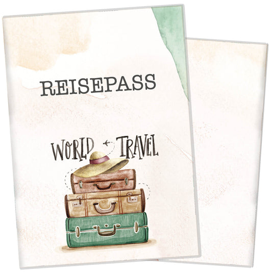 Koffer Reisepasshülle für Erwachsene und Kinder
