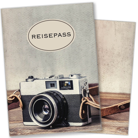 Kamera Reisepasshülle für Erwachsene und Kinder