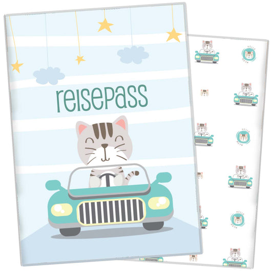Cat Reisepasshülle für Kinder
