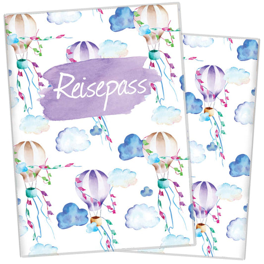 Heißluftballon Reisepasshülle für Kinder