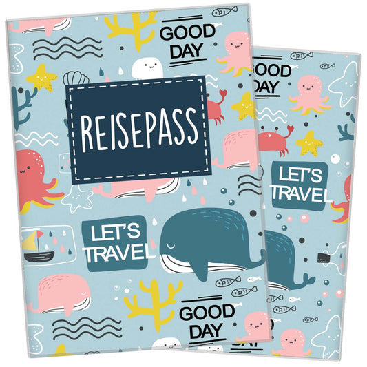 Ocean Reisepasshülle für Kinder