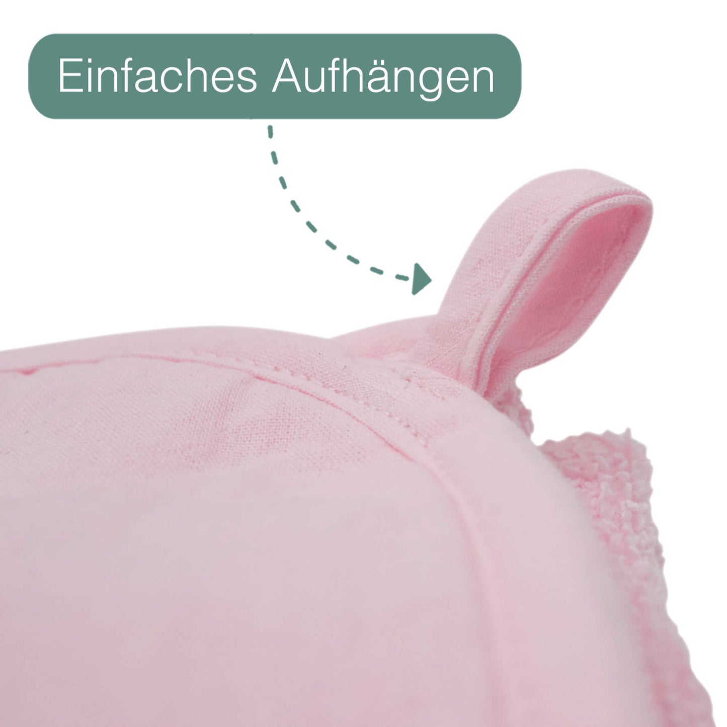 Rosa Kinder Kapuzenhandtuch für Kleinkinder und Kinder