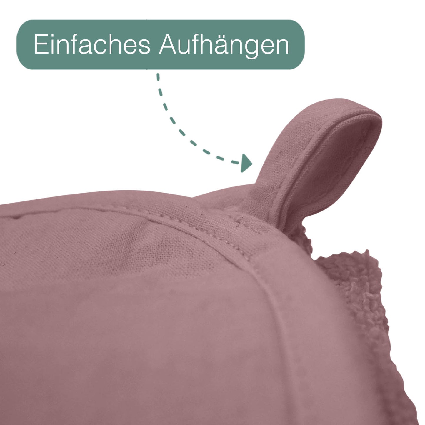Altrosa Kinder Kapuzenhandtuch für Kleinkinder und Kinder