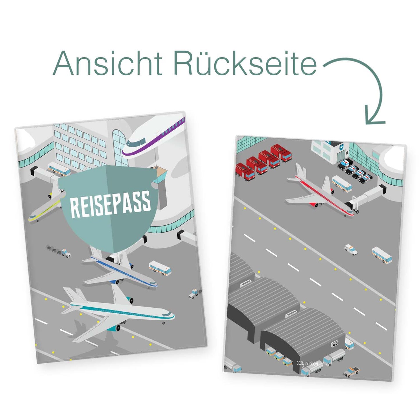 Airport Reisepasshülle für Kinder
