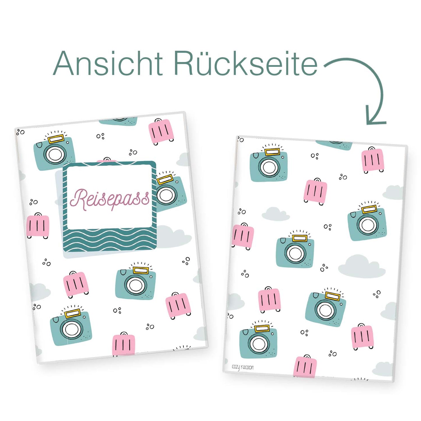 Kamera Reisepasshülle für Kinder
