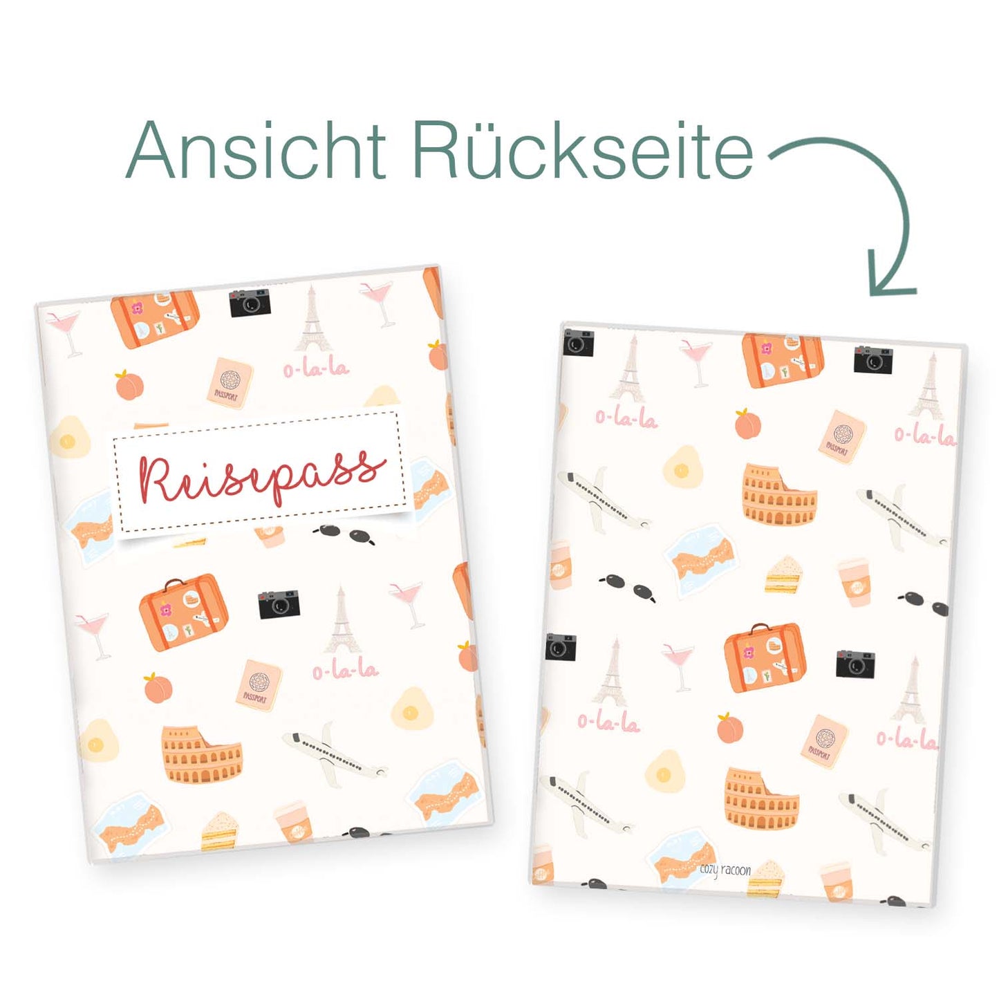 Sightseeing Reisepasshülle für Kinder