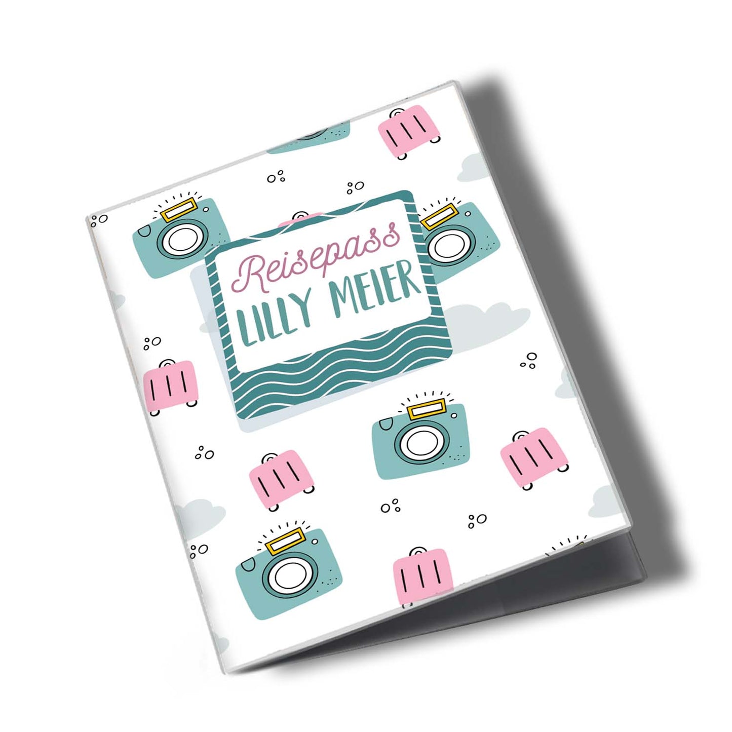 Kamera Reisepasshülle für Kinder Mit Personalisierung