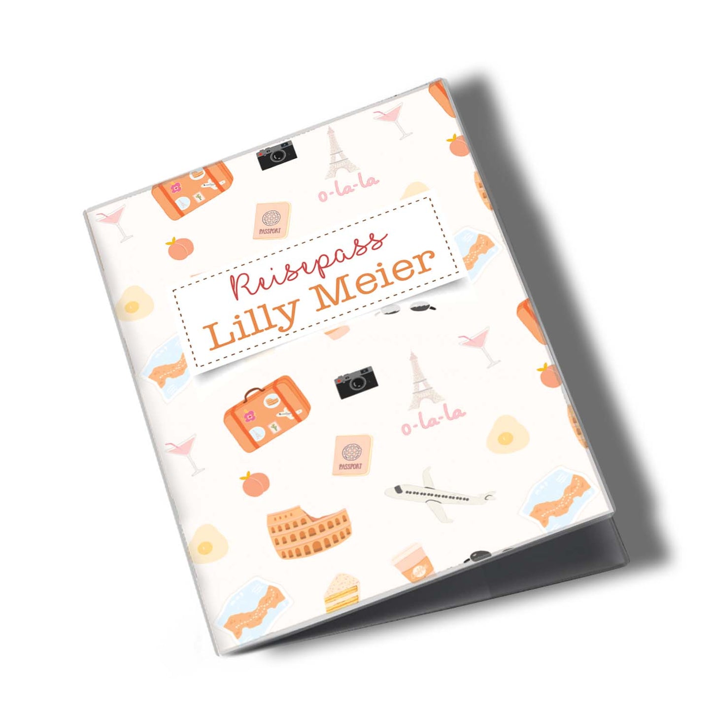 Sightseeing Reisepasshülle für Kinder Mit Personalisierung