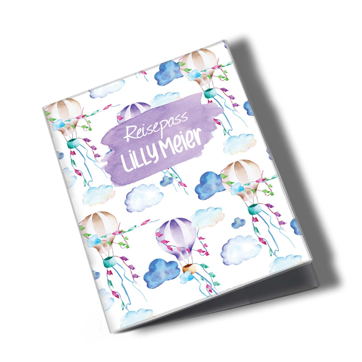 Heißluftballon Reisepasshülle für Kinder Mit Personalisierung